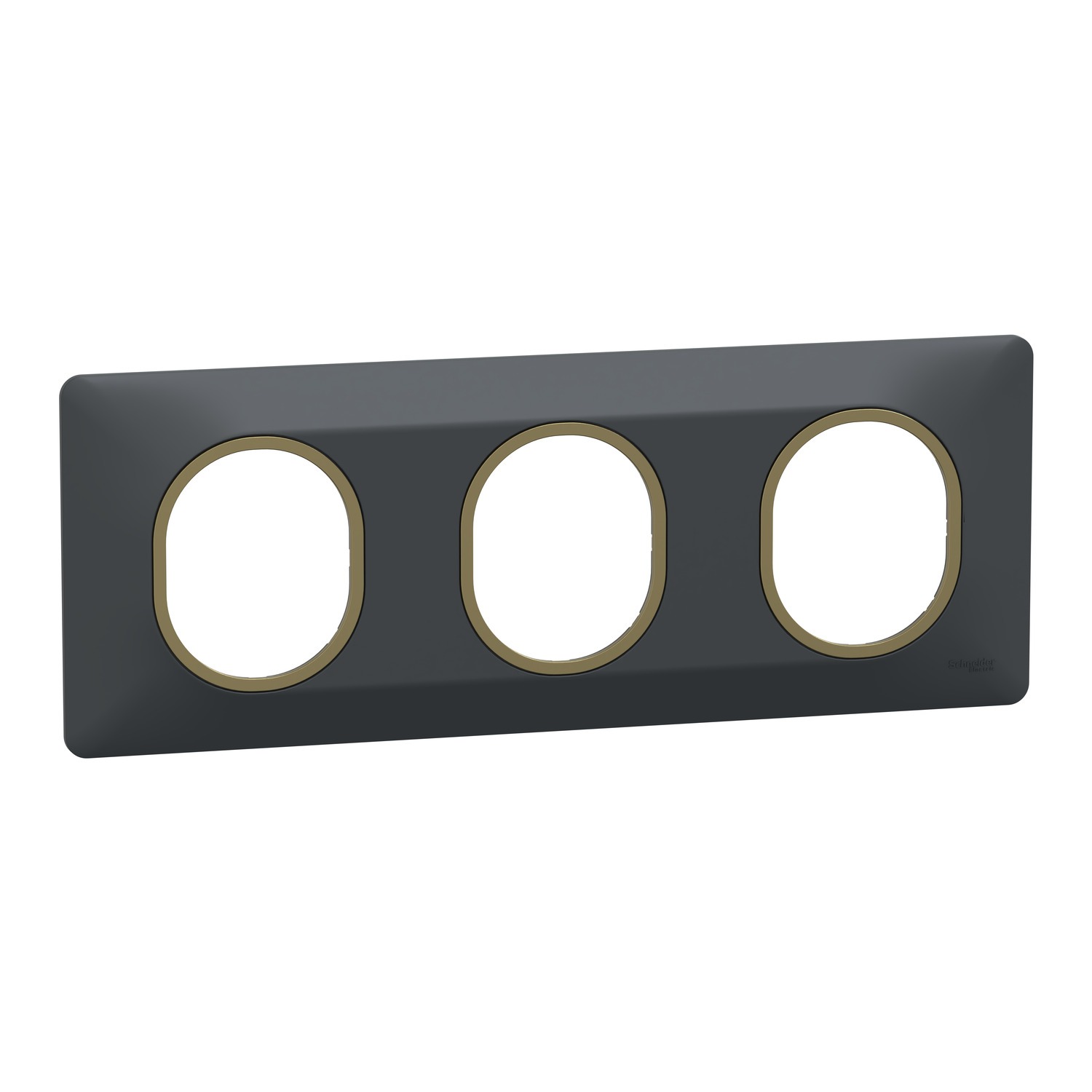 Anthracite 3 Gang Light Switch Cover