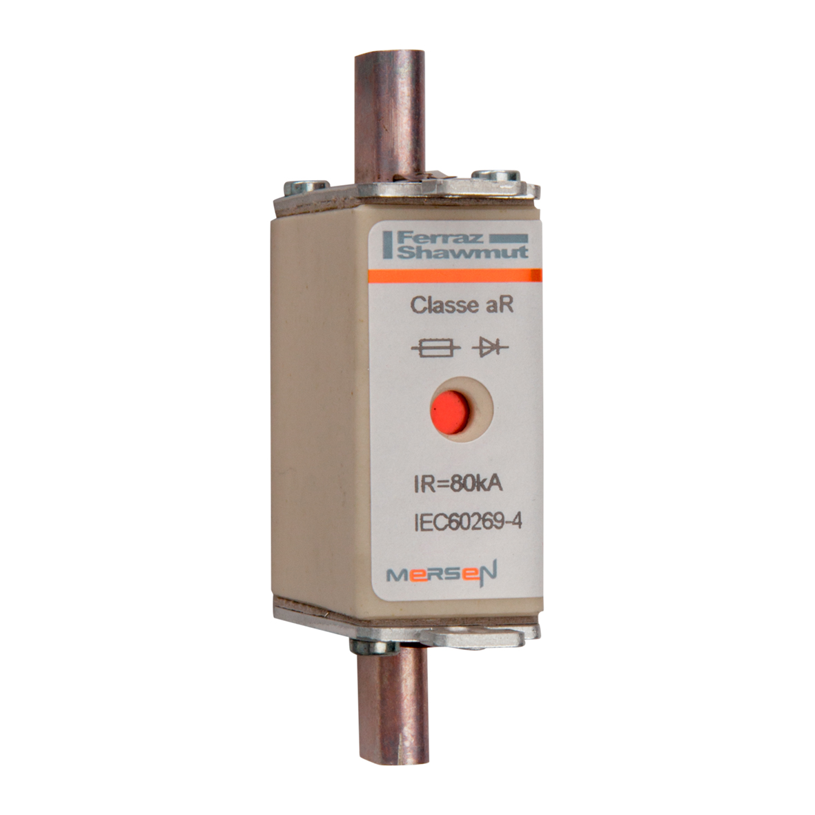 Mersen 80A NH Fuse, NH000, 690V ac