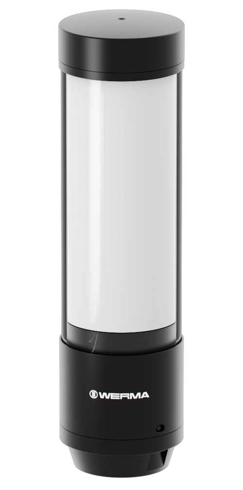 Werma eSIGN Series Multicolour Signal Tower, 9 Lights, 24 V, Base Mount, Tube Mount