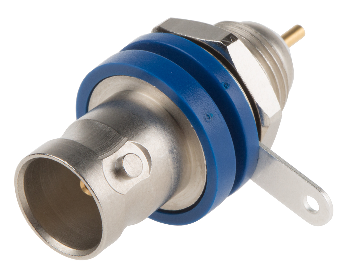 Telegartner, Jack Panel Mount BNC Connector, 75Ω, Solder Termination, Straight Body