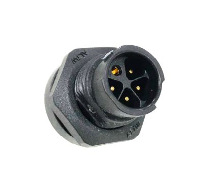 Amphenol Industrial Circular Connector, 5 Contacts, Panel, Miniature Connector, Plug, Male, IP68, X-LOK Series