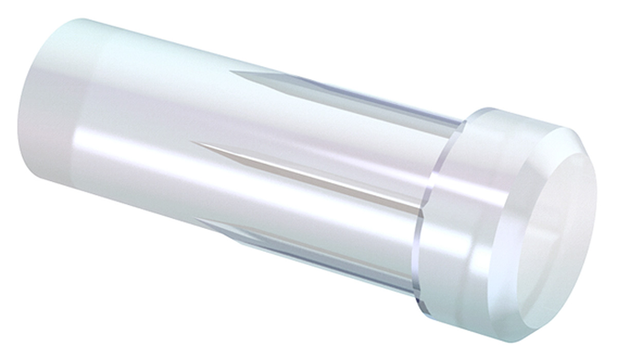 1282.6000 MENTOR, Panel Mount LED Light Pipe, Clear Flat Lens