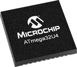 Microchip ATMEGA32U4-MU, 8 bit AVR, ATMEGA32U4 Microcontroller, 16 MHz, 32kB FLASH, 44-Pin QFN
