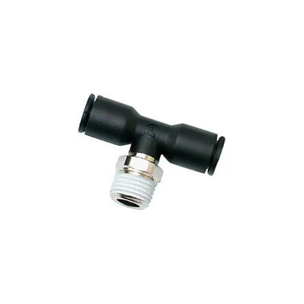 Legris LF 3000 Series Stud Fitting, Push In 8 mm to R 3/8 Male, Tube-to-Port Connection Style, 3108 08 17