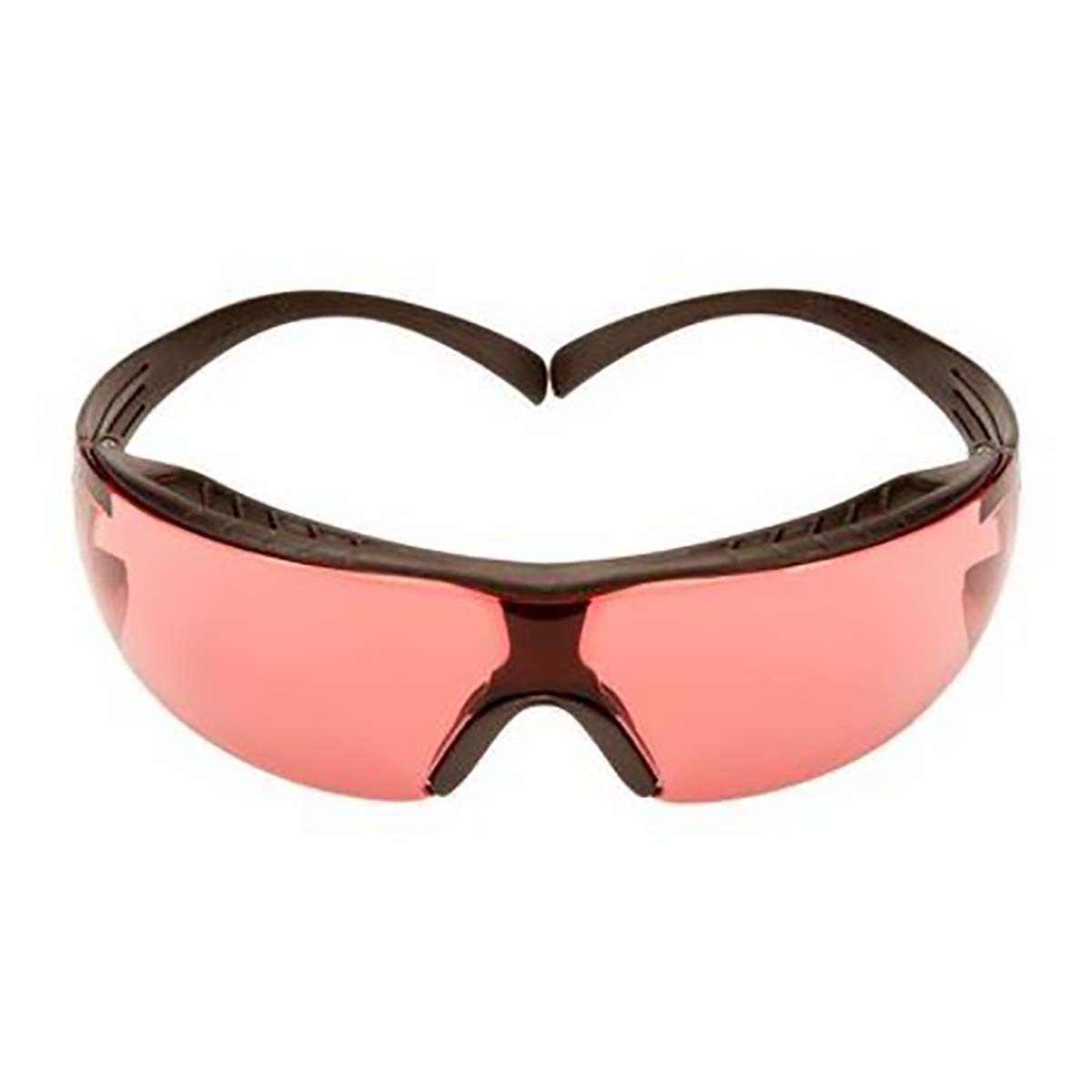 3M SecureFit Anti-Mist Safety Glasses, Red PC Lens