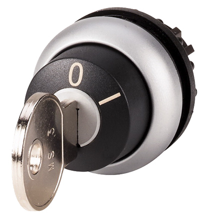 Eaton RMQ Titan 2-position Key Switch Head, Latching, 23mm Cutout