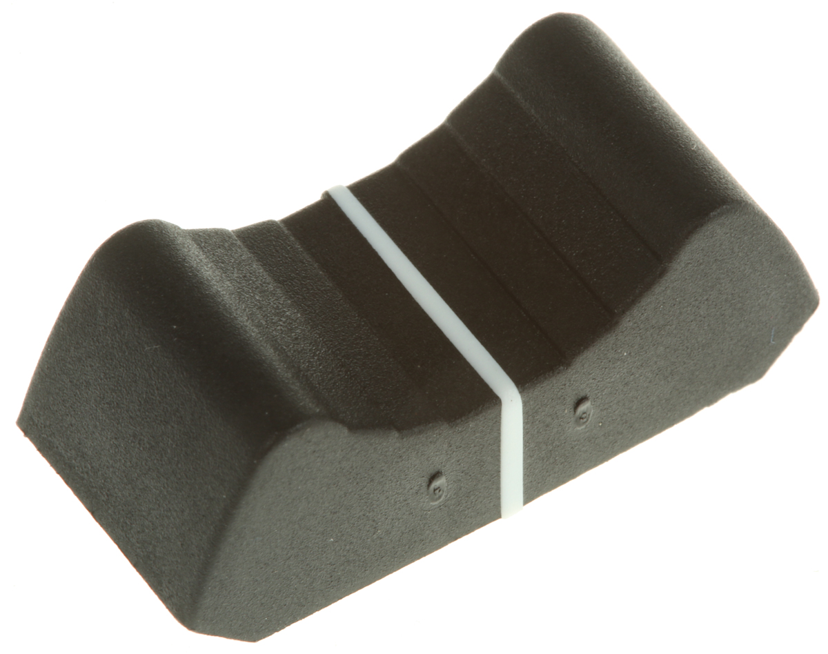 Sifam Black Potentiometer Knob Tang, 4/02 LK110 08