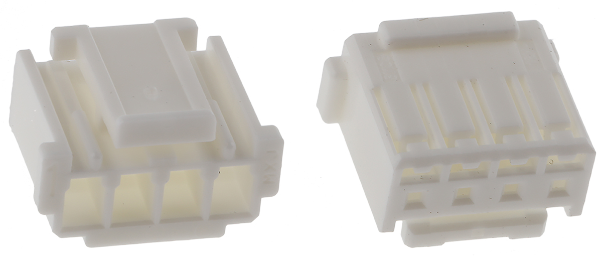 Molex Female Connector Housing, 2.5mm Pitch, 4 Way, 1 Row