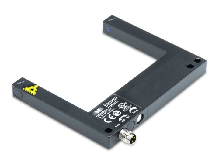 Baumer Fork Sensor Photoelectric Sensor, Fork Sensor, 80 mm Detection Range