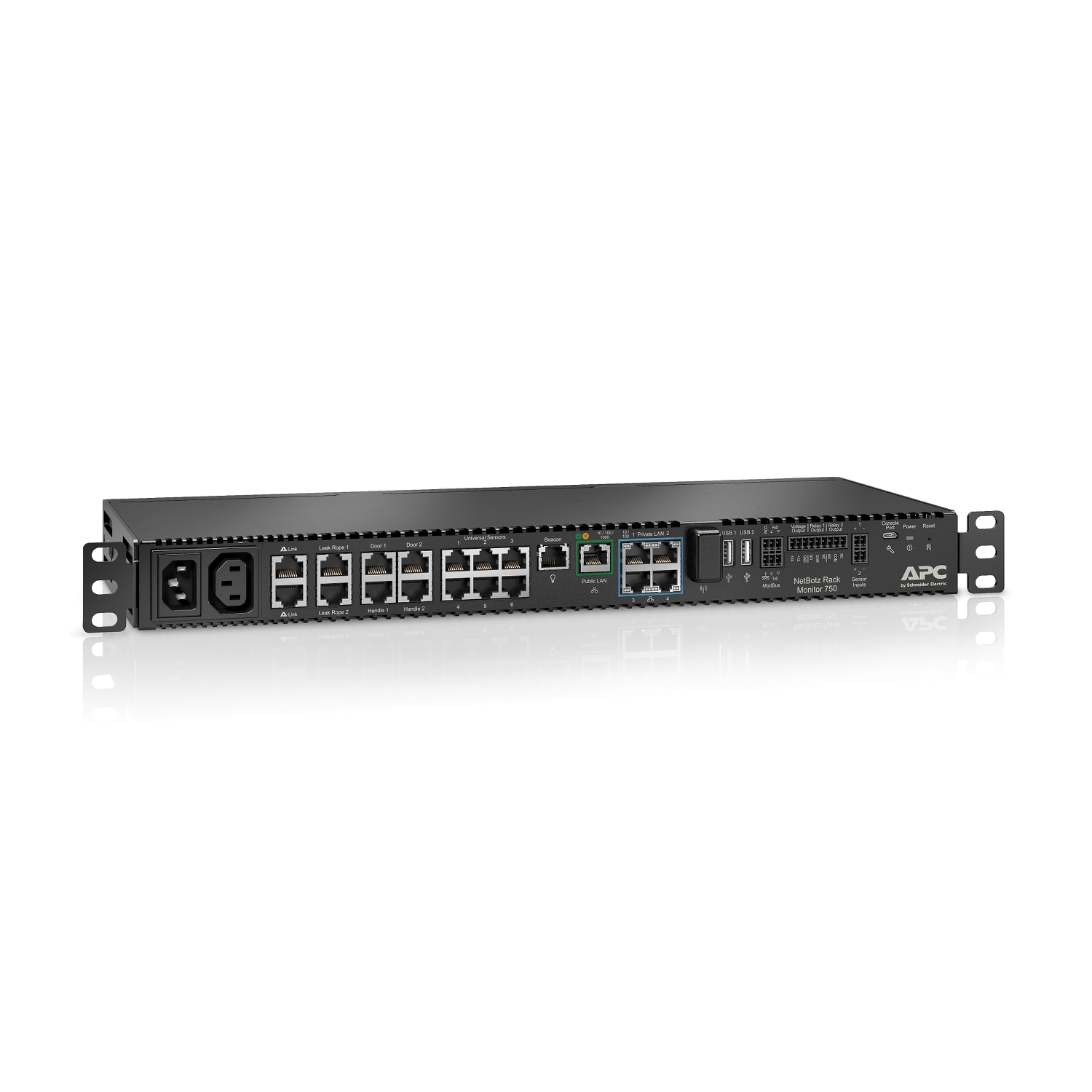 APC Rack Monitor Mounting Kit for use with Rack Sensor Pod 150, Room Sensor Pod 155