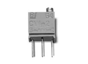 20kΩ, Through Hole Trimmer Potentiometer 0.25 W @ 85 °C Top Adjust TT ElectronicsBI, 64