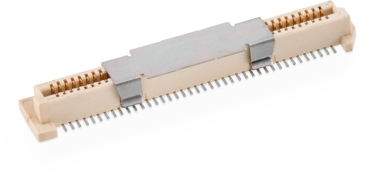 Wurth Elektronik WR-BTB Series Vertical PCB Socket, 80-Contact, 1-Row, 0.8mm Pitch
