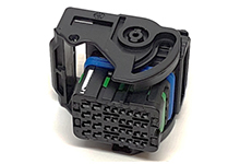 Molex Automotive Connector Socket Blue Cable Mount 32 Way, Crimp Termination 64319-1216