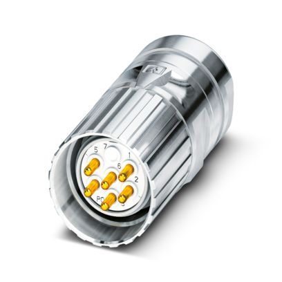 Phoenix Contact Circular Connector, 6 Contacts, Cable, M23 Connector, Socket, Male, IP67, CA Series