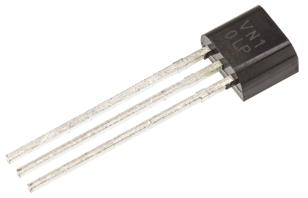 DiodesZetex Type N-Channel MOSFET, 270 mA, 60 V Enhancement, 3-Pin E-Line VN10LP