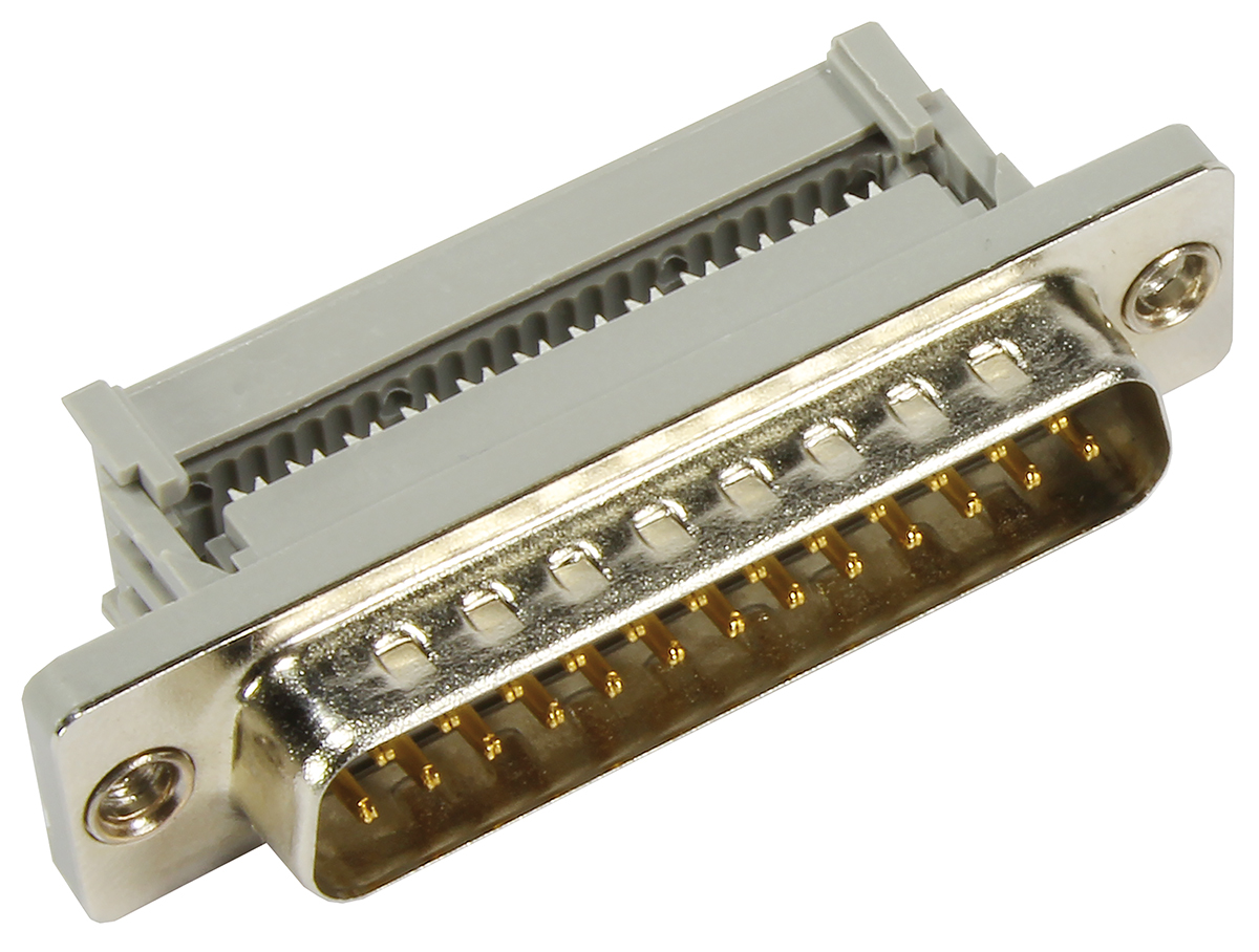 HARTING D-Sub 25 Way Cable Mount D-sub Connector Plug, 2.77mm Pitch