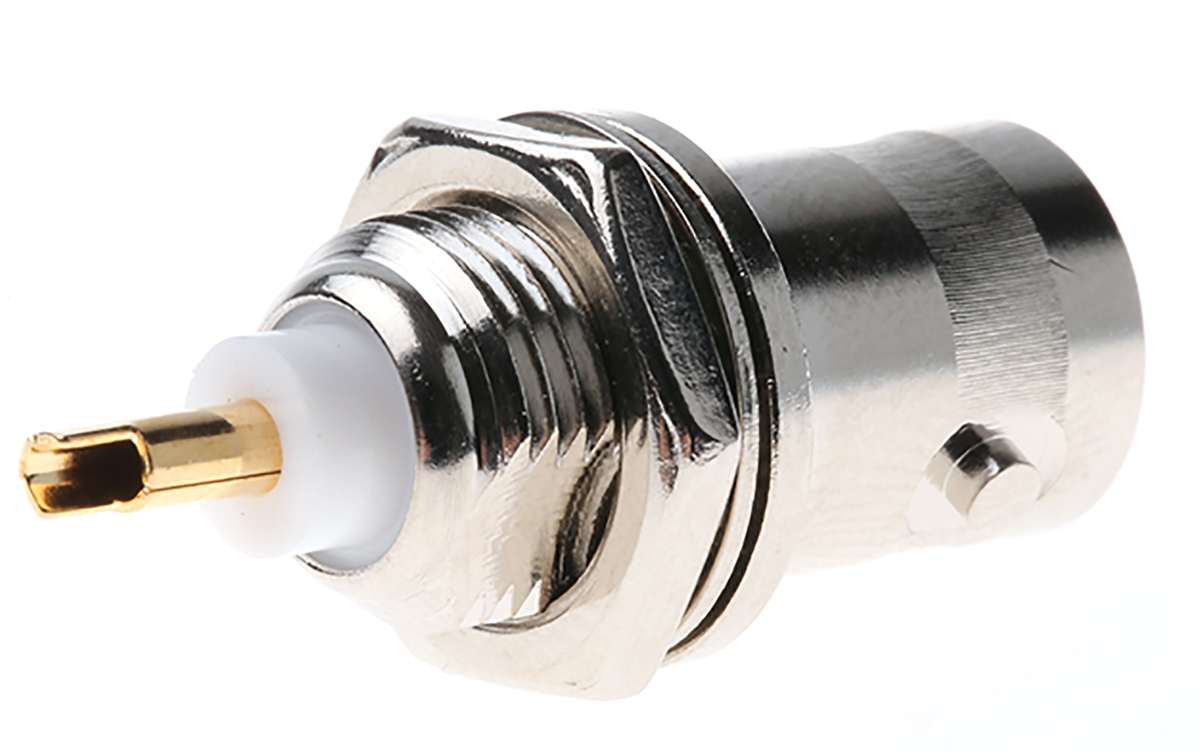 Radiall, Jack Panel Mount BNC Connector, 50Ω, Solder Termination, Straight Body