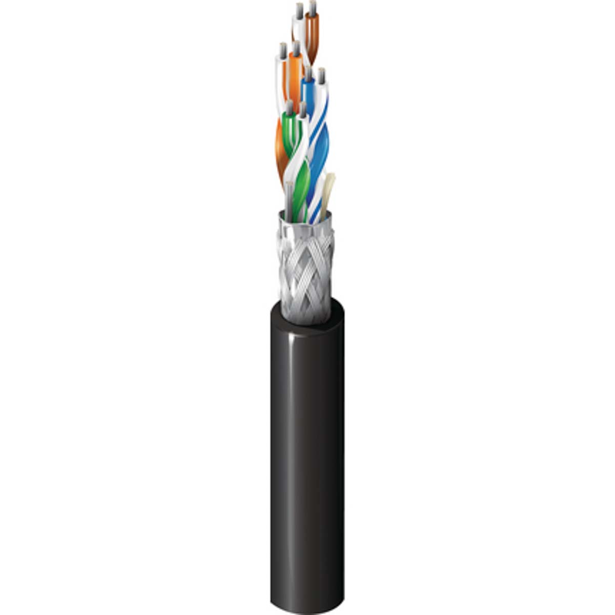 Belden1633ES, 100m Cat5e, Grey, F/UTP Shielded, Unterminated PVC Sheath