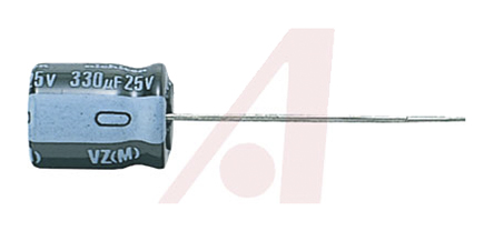 Nichicon 10μF Aluminium Electrolytic Capacitor 63V dc, Radial, Through Hole - UVZ1J100MDD