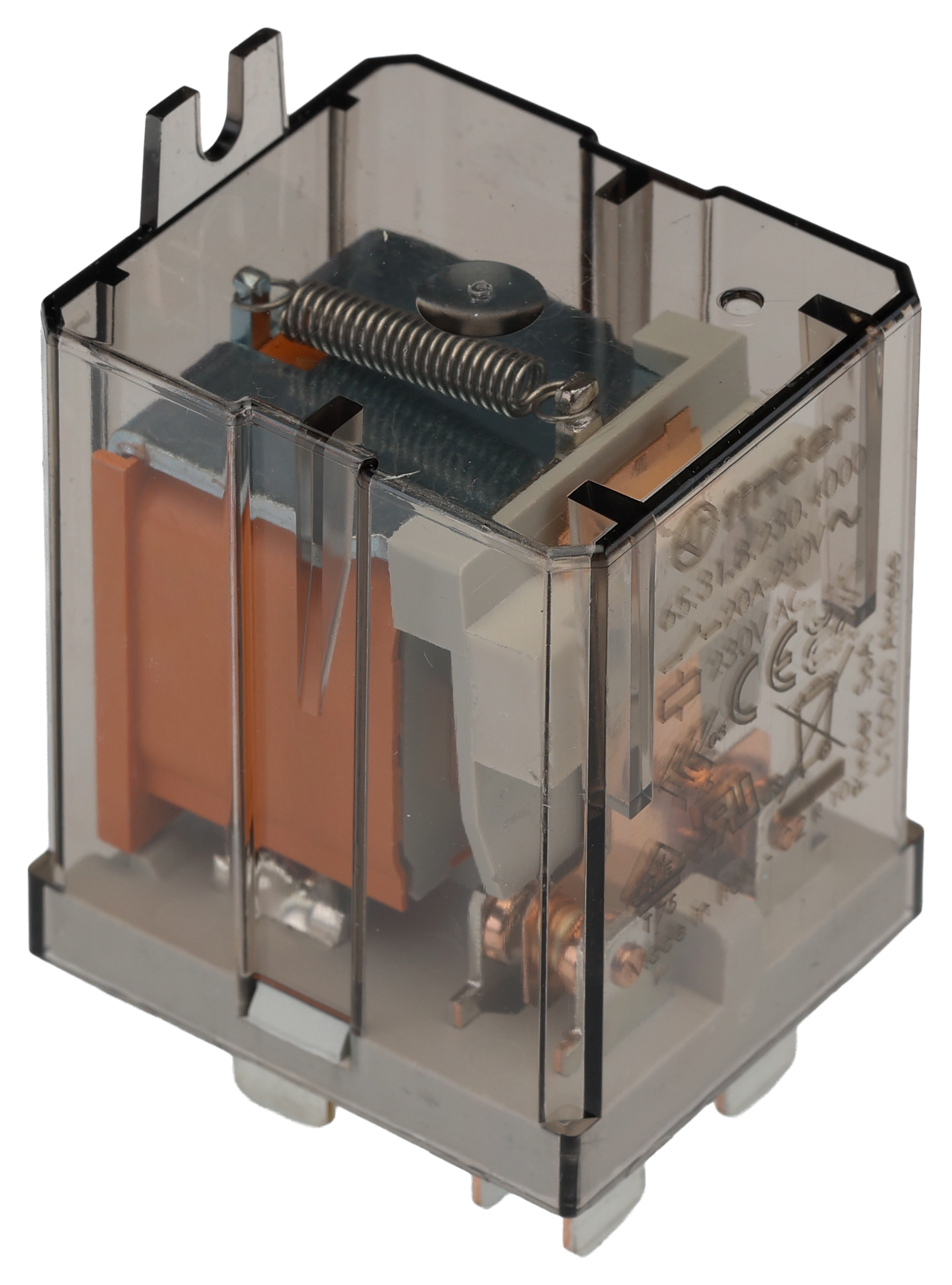 Finder Flange Mount Power Relay, 230V ac Coil, 20A Switching Current, SPDT