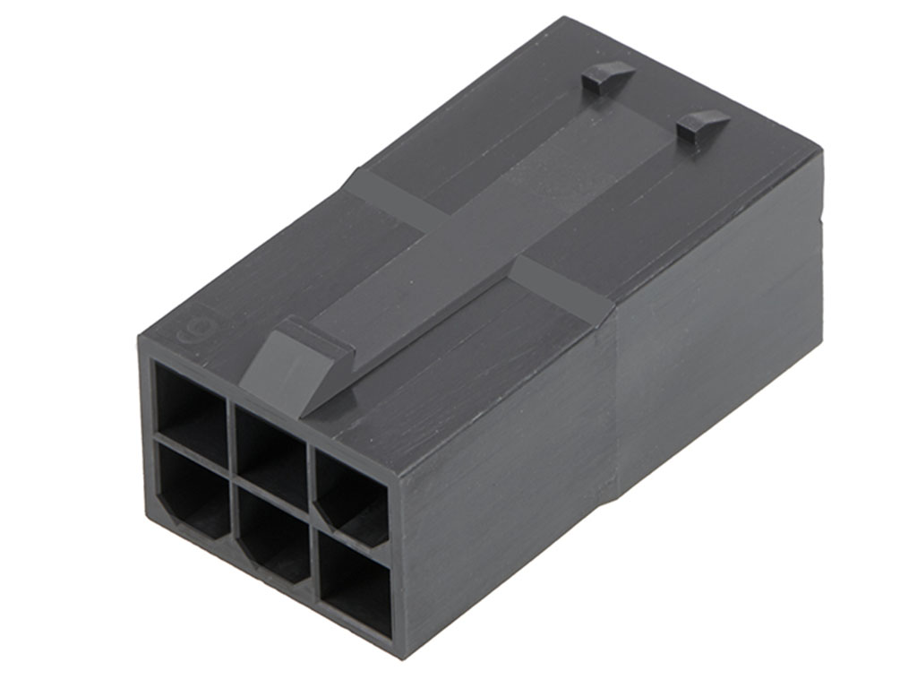 Molex, 172762 16 Way Nylon Connector Housing, 34.8 mm Tab Size, Black