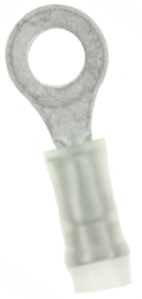 TE Connectivity, PIDG Insulated Ring Terminal, #6 Stud Size, 0.2mm² to 0.5mm² Wire Size, Natural