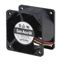 Sanyo Denki 9G Series Axial Fan, 24 V dc, DC Operation, 110.4m³/h, 20.4W, 850mA Max, 60 x 60 x 38mm