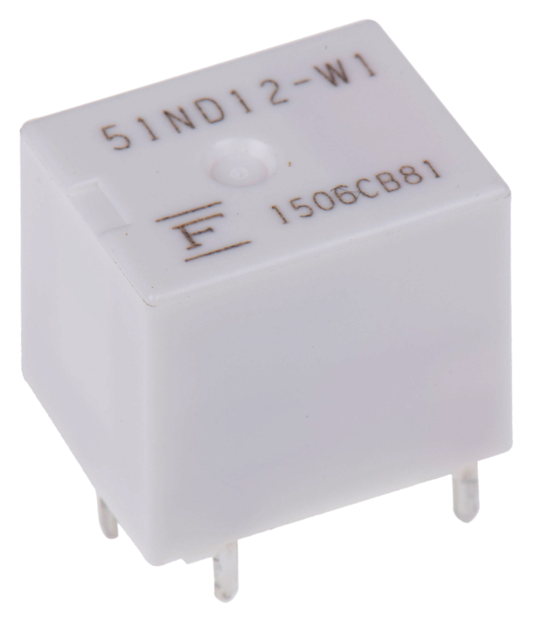 Fujitsu PCB Mount Automotive Relay, 12V dc Coil Voltage, 25A Switching Current, SPDT
