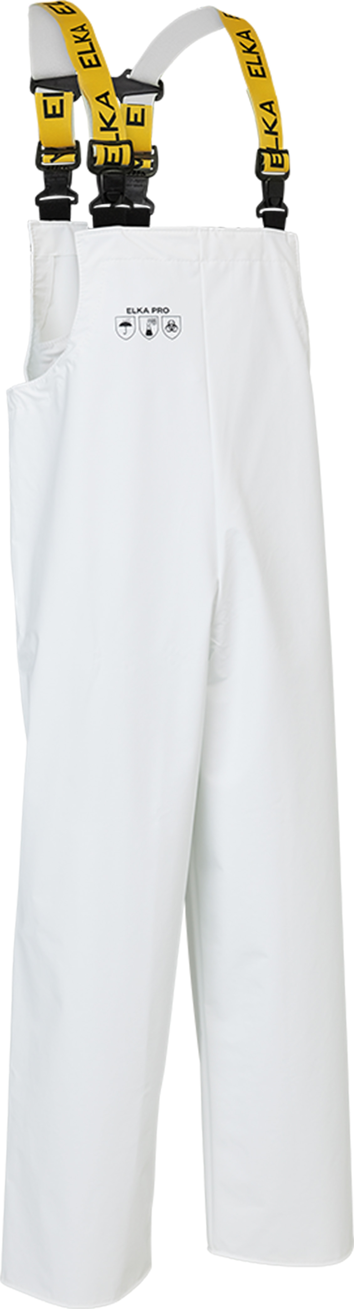 Elka Gb White Reusable Bib & Brace, S