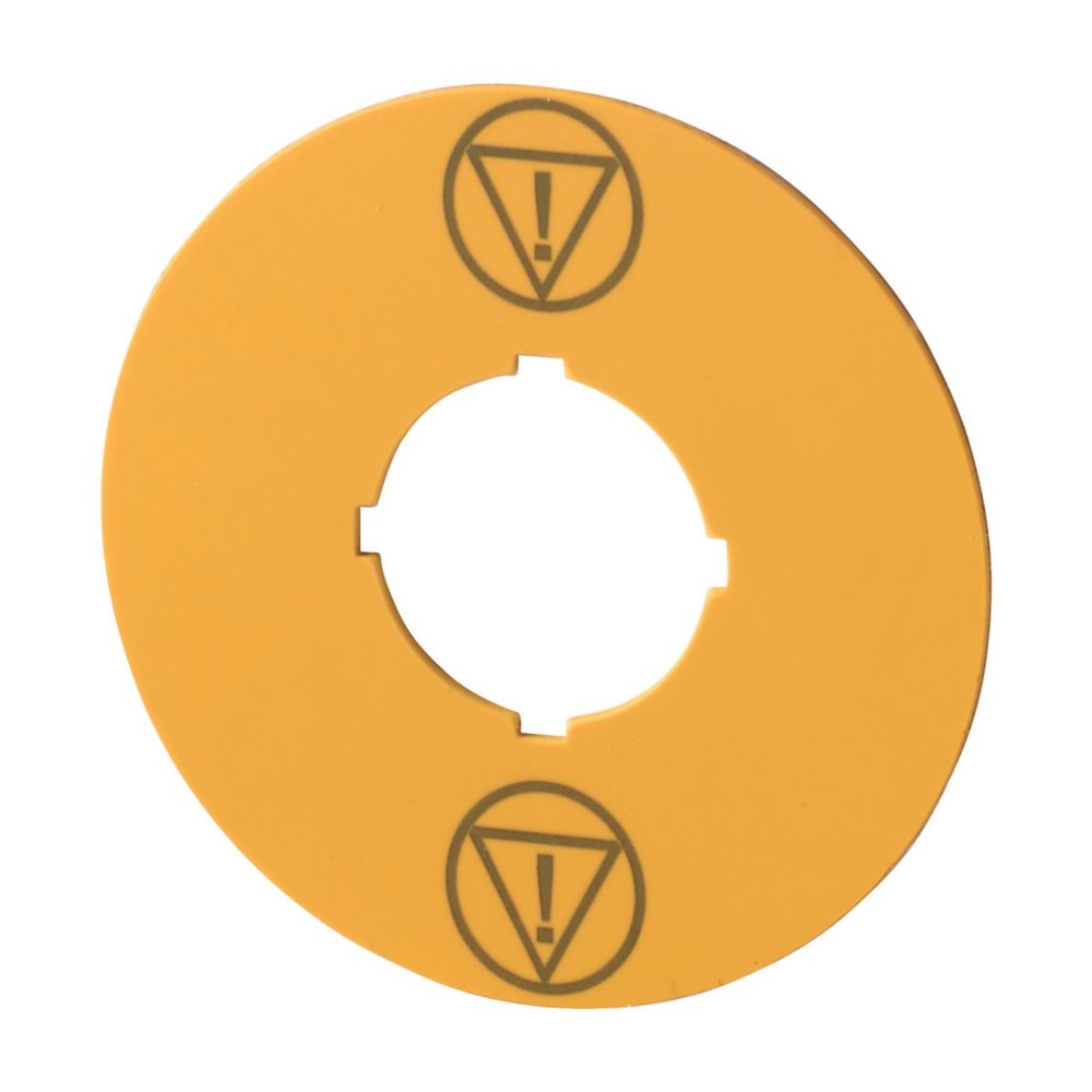 Eaton Label for Use with M22 Pushbuttons, Emergency Stop, Emergency Stop