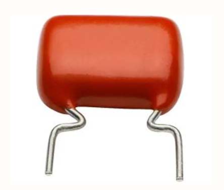 Vishay 368, MKT368 Polyester Film Capacitor, 63 V ac, 100 V dc, ±10%, 1μF, Through Hole