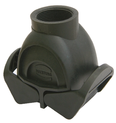HARTING Han Eco Heavy Duty Power Connector Housing, M32 x 1.5 Thread, Top Entry