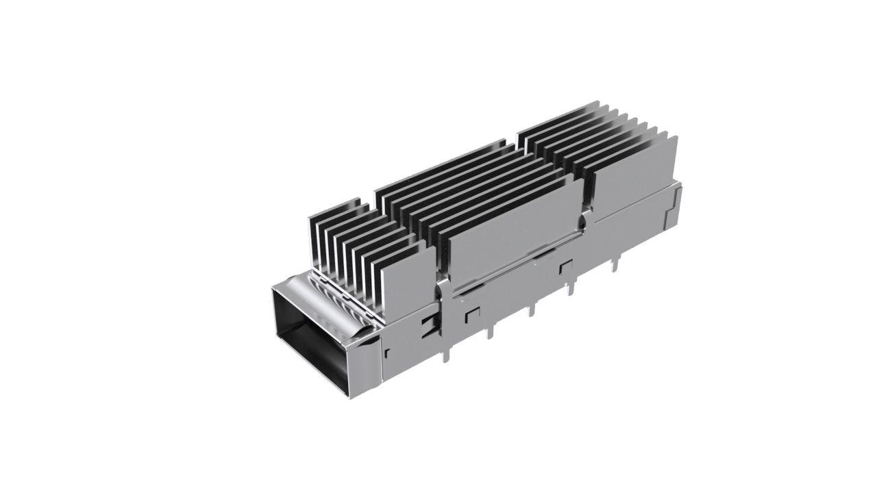 Amphenol Communications Solutions QSFP-DD I/O Connector Plug 76-Position, UE36C162000511A