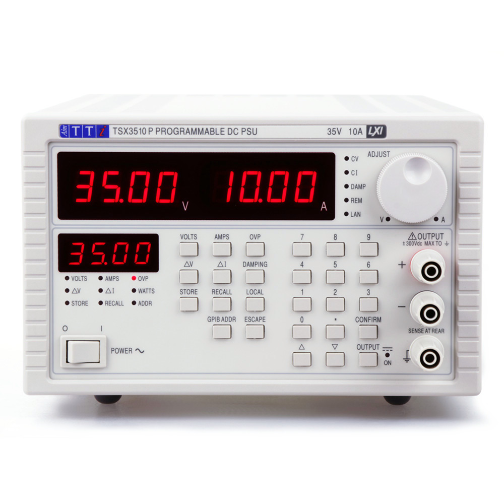 Aim-TTi TSX Series Digital Bench Power Supply, 0 → 35V, 0 → 10A, 1-Output, 350W