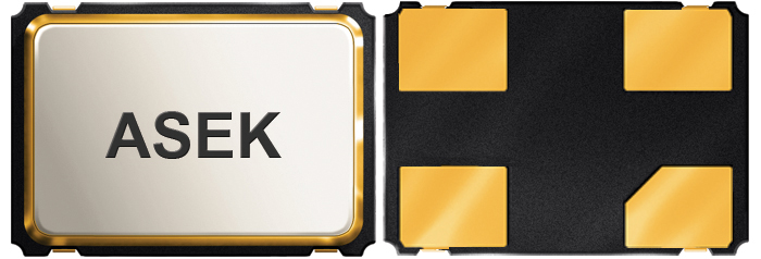 Abracon, 32.768kHz XO Oscillator, ±25ppm CMOS, 4-Pin SMD ASEK-32.768KHZ-L-R-T