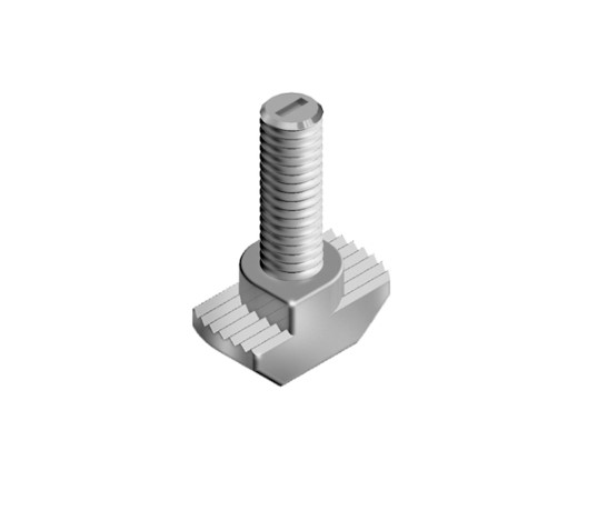 RS PRO M8 T-Head Bolt, Connecting Component, Strut Profile 40 mm, 45 mm, 50 mm, 60 mm, Groove Size 10mm, Round Tube