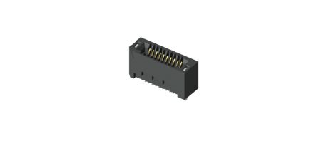 Samtec, HSEC1 20 Way Vertical Push/Pull Card Edge Memory Card Connector With Surface Mount Termination