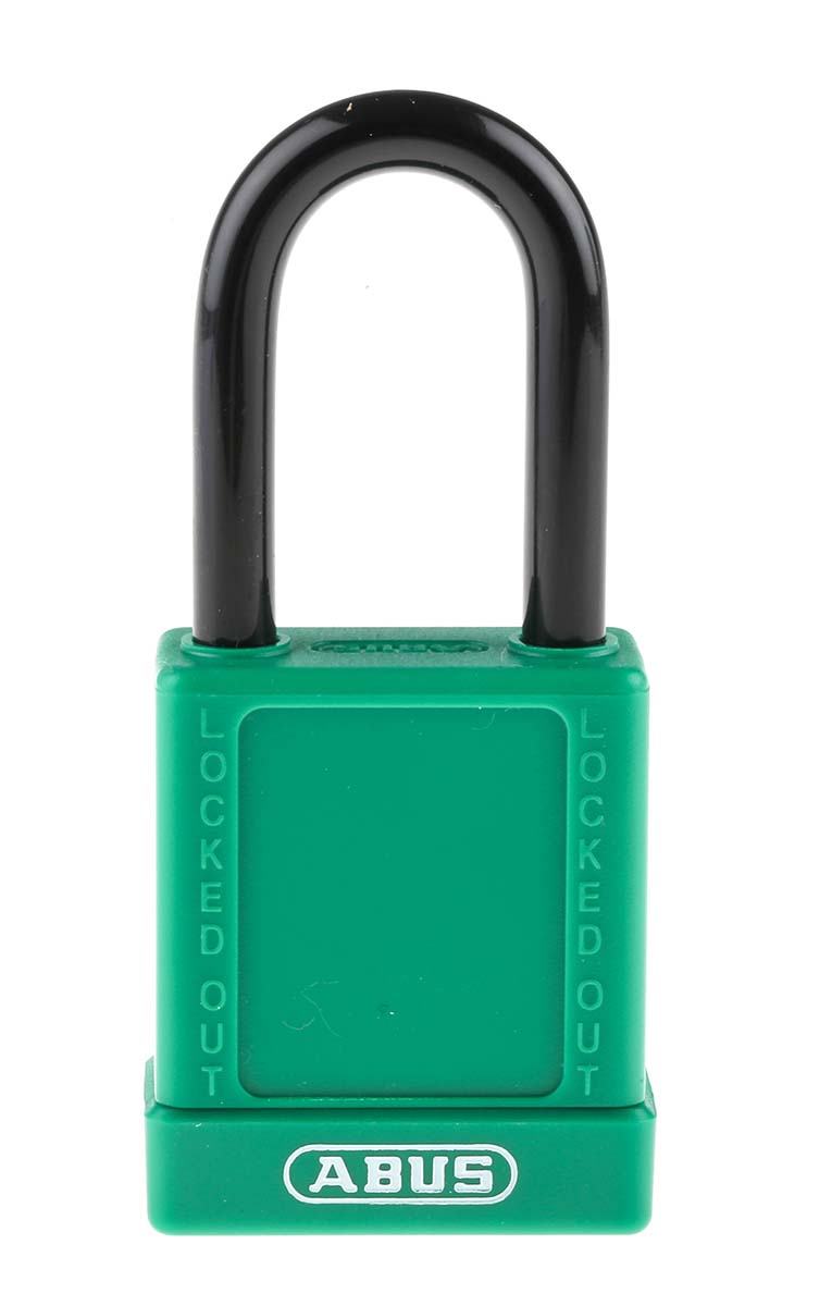 ABUS Key Weatherproof Aluminium, Steel Safety Padlock, 6.5mm Shackle, 38mm Body