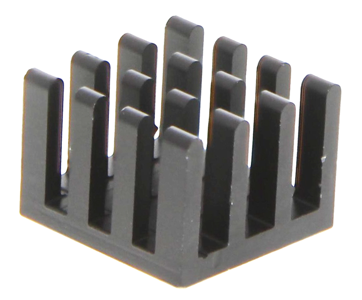 Fischer Elektronik Heatsink, Universal Square Alu, 27.4K/W, 14 x 14 x 10mm, Adhesive Foil, Conductive Foil