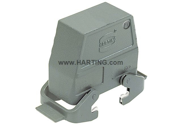 HARTING Han B Heavy Duty Power Connector Hood, M32 Thread, Side Entry