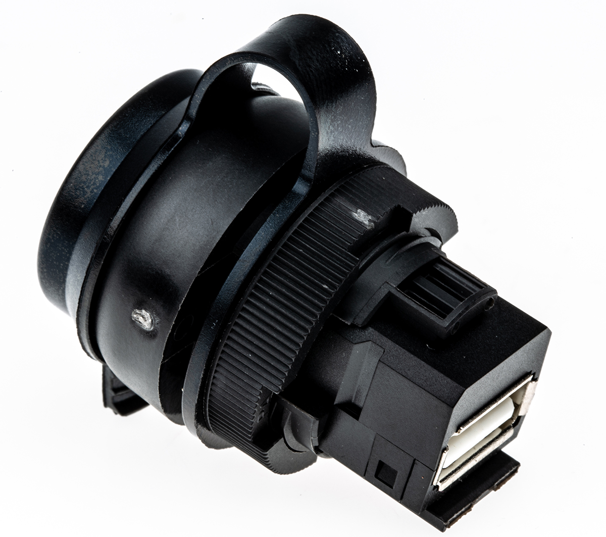 Weidmuller Straight, Panel Mount, Socket- Single Port Type A 2.0 IP65 USB Connector