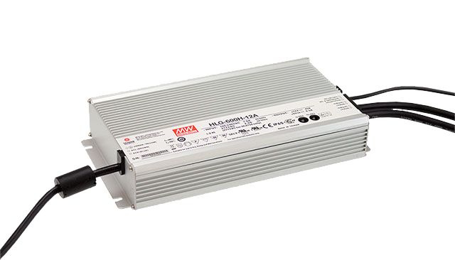 MEAN WELL LED Driver, 30V Output, 600W Output, 20A Output, Constant Current / Constant Voltage Dimmable