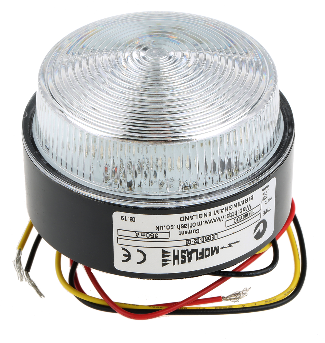 Moflash LED80 Series Blue Multiple Effect Beacon, 10 → 100 V, Surface Mount, LED Bulb, IP67
