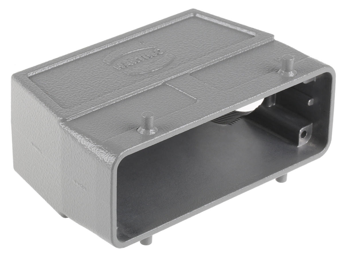 HARTING Han B Heavy Duty Power Connector Hood, M40 Thread, Side Entry