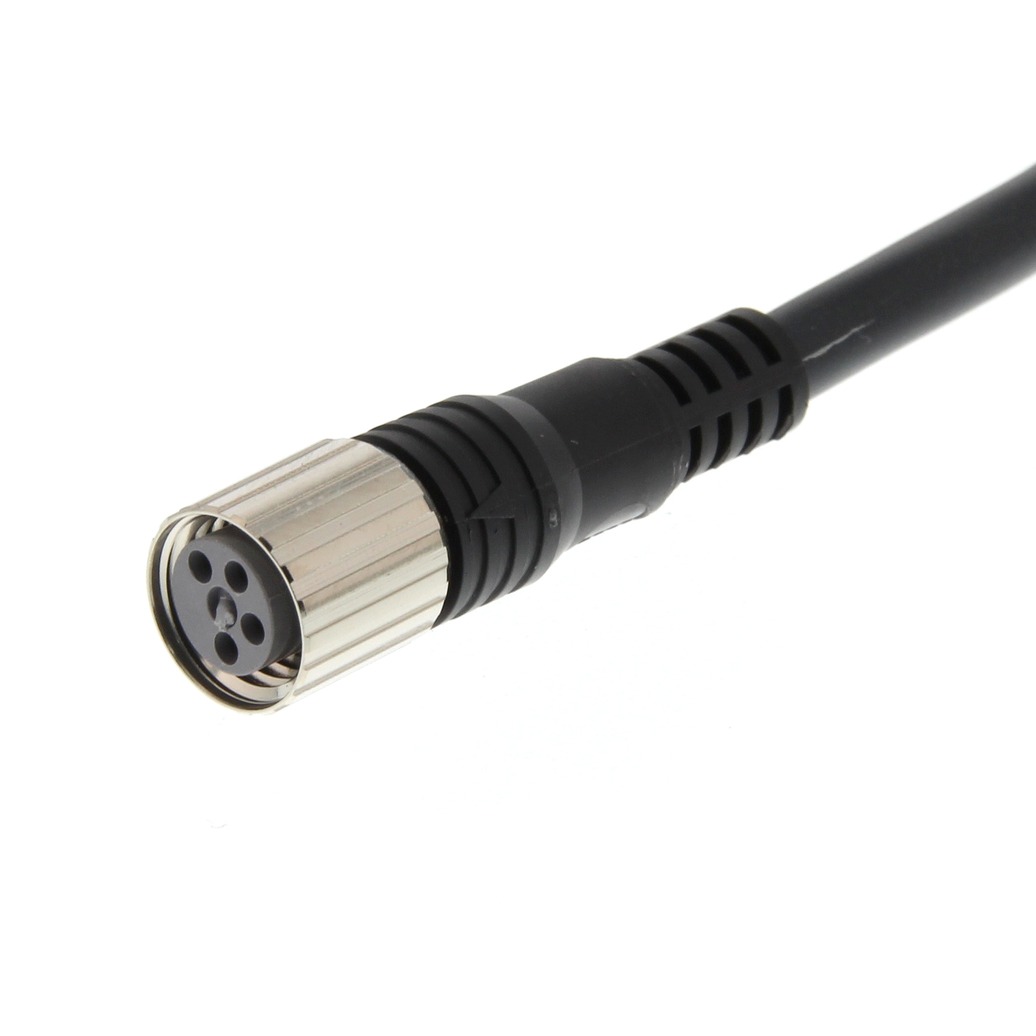 Omron Female 4 way M8 to Free End Sensor Actuator Cable, 2 m