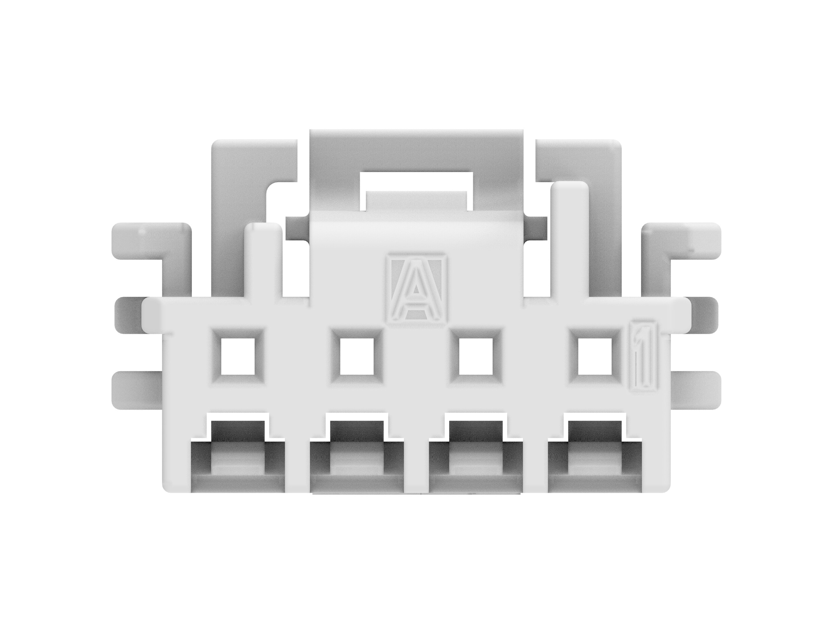 TE Connectivity, SGI2.0 Plug Connector Housing, 2mm Pitch, 4 Way, 1 Row