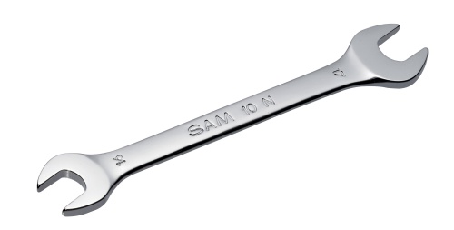 SAM 10-N Series Double Ended Open Spanner, 13mm, Metric, Double Ended, 176 mm Overall