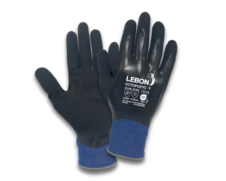 Lebon Protection OCTOPUS/FC Black, Blue 100% High Density Polyethylene Filament, Elasthane, Polyamide Polyethylene Work