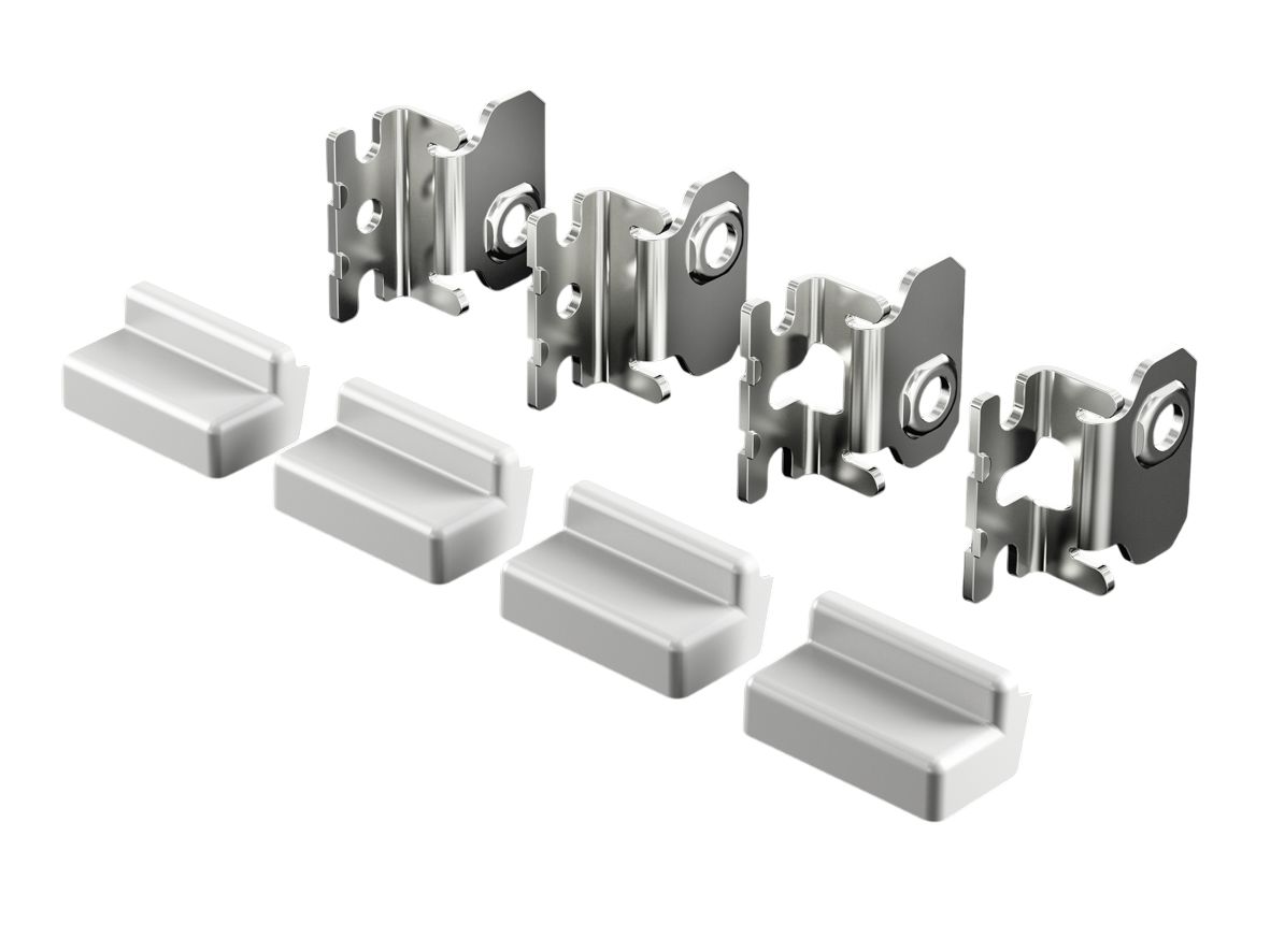 Rittal SZ Series Stainless Steel Wall Mounting Bracket for Use with Enclosures, 60 x 54 x 24mm