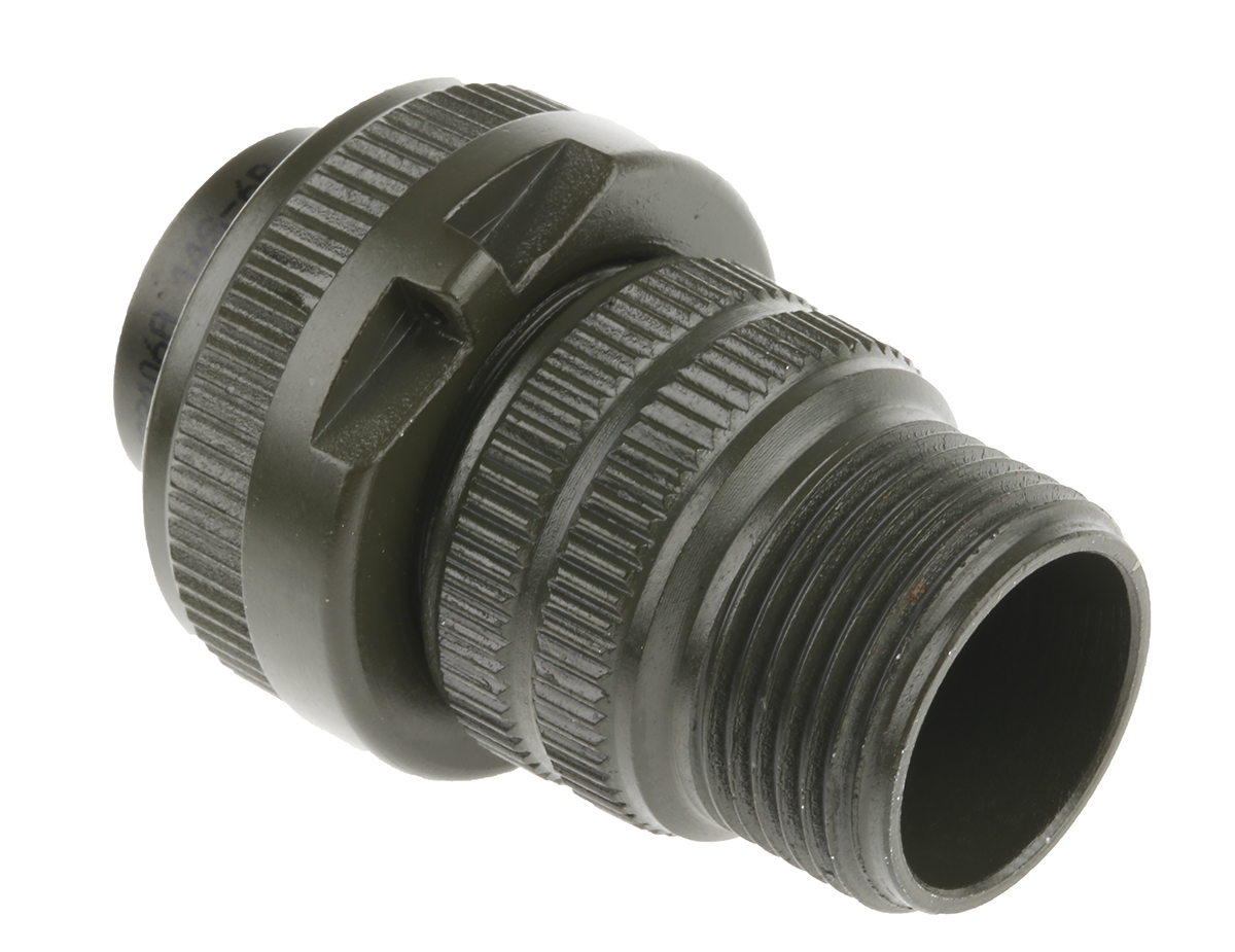Amphenol Industrial, MS3106A, Copper Alloy 6 Way Cable Mount MIL Spec Circular Connector, Pin Contacts,Shell Size 14S,